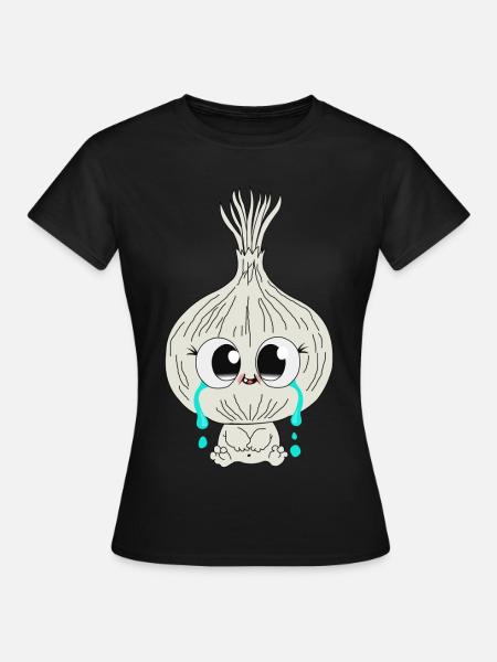 Zwiebel - Frauen T-Shirt - Schwarz