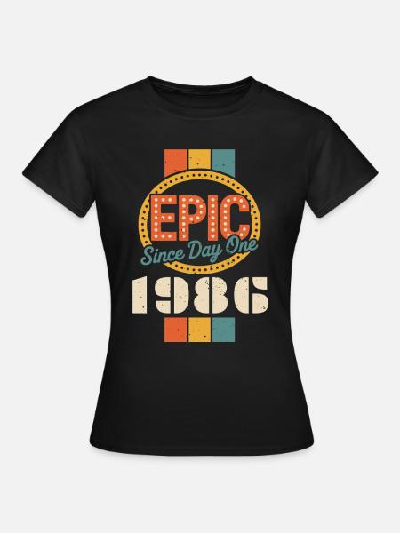 Legendär seit 1986 - Frauen T-Shirt - Schwarz