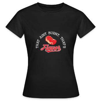BBQ - T-shirt Femme - noir - Devant - AI Model Female 172 dark (172cm)
