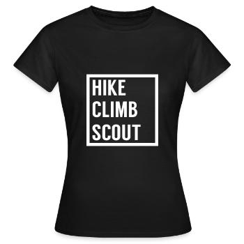 scout - T-shirt Femme - noir - Devant - AI Model Female 172 dark (172cm)