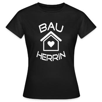 Bauherrin - Frauen T-Shirt - Schwarz - Vorne - AI Model Female 172 dark (172cm)
