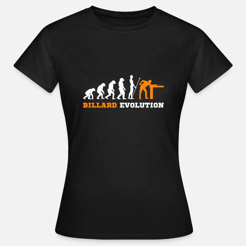 Billiard Evolution Snooker Pool - Women's T-Shirt - black