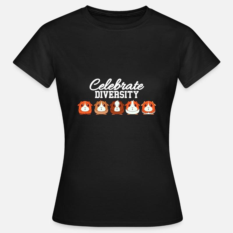 Cochons d'Inde - T-shirt Femme - noir