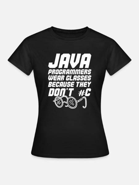 Cooler Java-Programmierer - Frauen T-Shirt - Schwarz