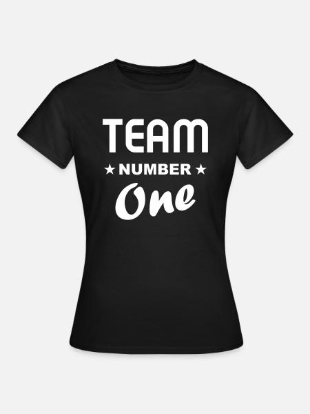 Team One - Frauen T-Shirt - Schwarz