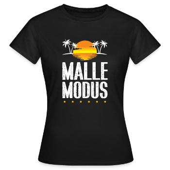 Malle Mode - T-shirt Femme - noir - Devant - AI Model Female 172 dark (172cm)