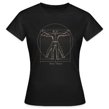 Bikerus - Frauen T-Shirt - Schwarz - Vorne - AI Model Female 172 dark (172cm)