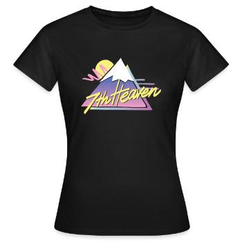 7th Heaven - Frauen T-Shirt - Schwarz - Vorne - AI Model Female 172 dark (172cm)