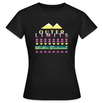 Outer Limits - Women's T-Shirt - black - Front - AI Model Female 172 dark (172cm)