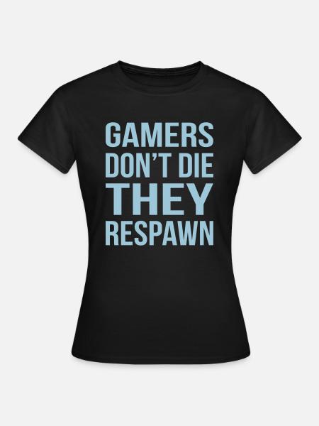 Les joueurs ne font pas la réapparition - T-shirt Femme - noir