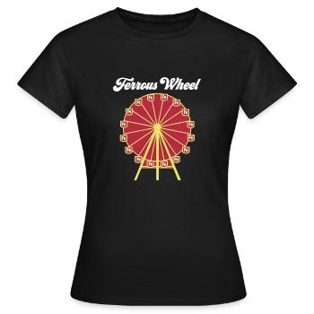 La grande roue de la chimie ! - Cadeau - T-shirt Femme - noir - Devant - AI Model Female 172 dark (172cm)