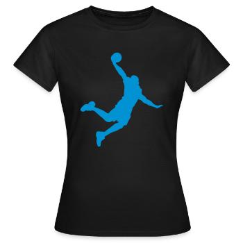 slam dunk basketball jam sport - T-shirt Femme - noir - Devant - AI Model Female 172 dark (172cm)