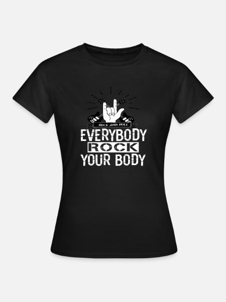 Backstreet Everybody Rock Your Body Zurück Great Boy - Frauen T-Shirt - Schwarz