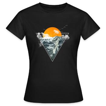 Landschaft - Frauen T-Shirt - Schwarz - Vorne - AI Model Female 172 dark (172cm)