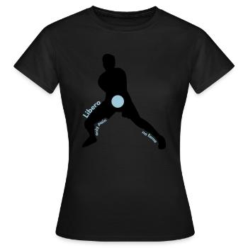 Libero seulement de la douleur, pas de gloire - T-shirt Femme - noir - Devant - AI Model Female 172 dark (172cm)