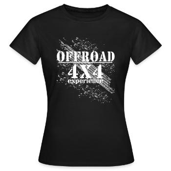 Offroad 4X4 experience - Women's T-Shirt - black - Front - AI Model Female 172 dark (172cm)