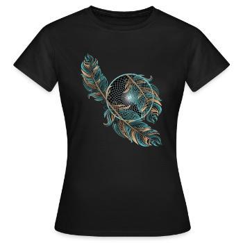 Dream Catcher - Women's T-Shirt - black - Front - AI Model Female 172 dark (172cm)