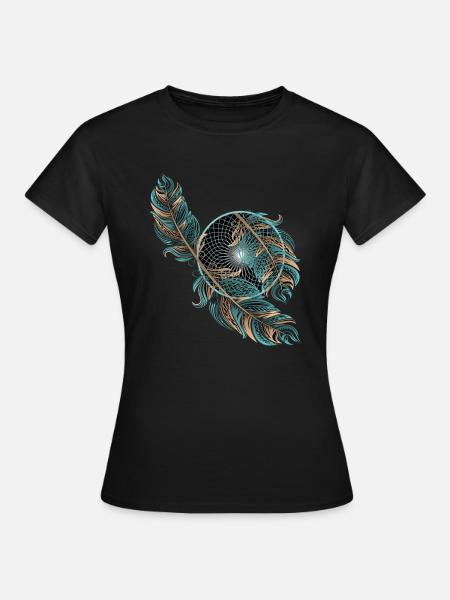Traumfänger - Frauen T-Shirt - Schwarz