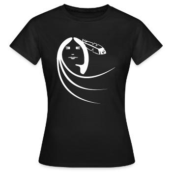 Native Americans - Women's T-Shirt - black - Front - AI Model Female 172 dark (172cm)