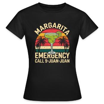 Spaßiger Cocktail-Spruch - Frauen T-Shirt - Schwarz - Vorne - AI Model Female 172 dark (172cm)