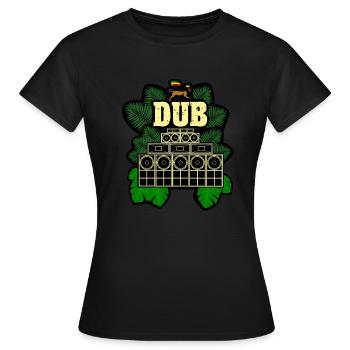 Dub Soundsystem - Women's T-Shirt - black - Front - AI Model Female 172 dark (172cm)