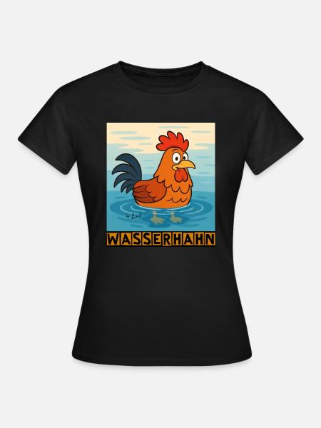 Wasserhahn by Rico Beck - Frauen T-Shirt - Schwarz