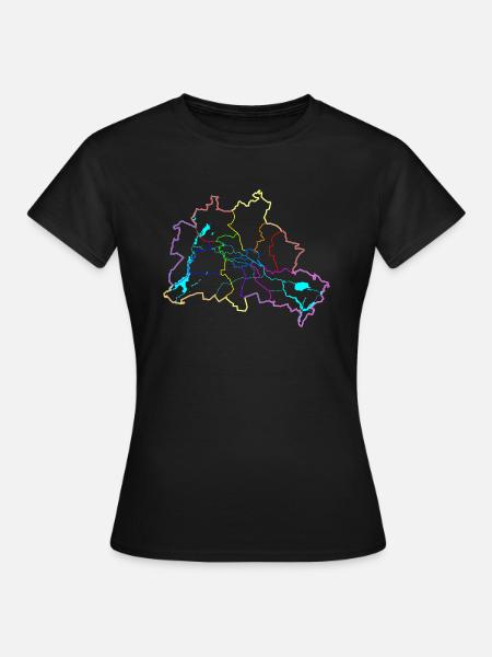 Berlin colors - Women's T-Shirt - black