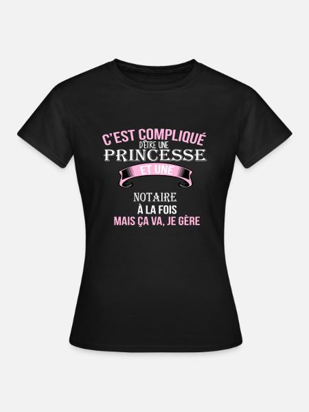 Notaire - T-shirt Femme - noir