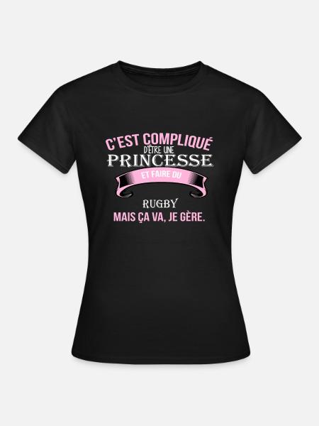 Rugby - T-shirt Femme - noir