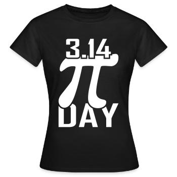 Pi Math Pi Day - T-shirt Femme - noir - Devant - AI Model Female 172 dark (172cm)