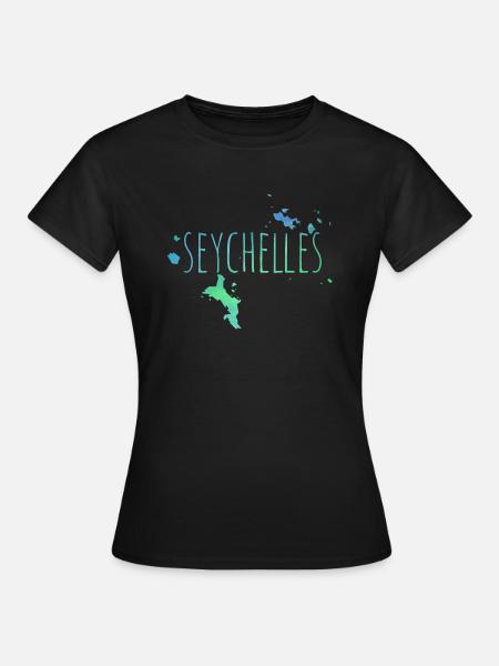 Seychelles - Frauen T-Shirt - Schwarz