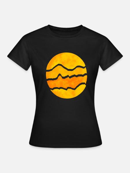 Abstract sun - Women's T-Shirt - black