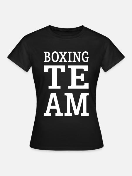 Boxing Team - Frauen T-Shirt - Schwarz