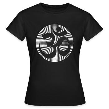 Tekno omum 23 - T-shirt Femme - noir - Devant - AI Model Female 172 dark (172cm)