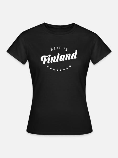 Finnland - Frauen T-Shirt - Schwarz