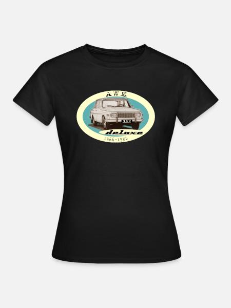 Wartburg 353 deluxe AWE Design IFA DDR - Frauen T-Shirt - Schwarz