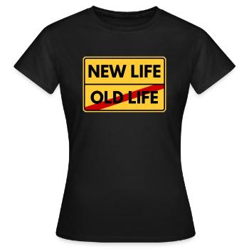 NOUVELLE VIE - - T-shirt Femme - noir - Devant - AI Model Female 172 dark (172cm)