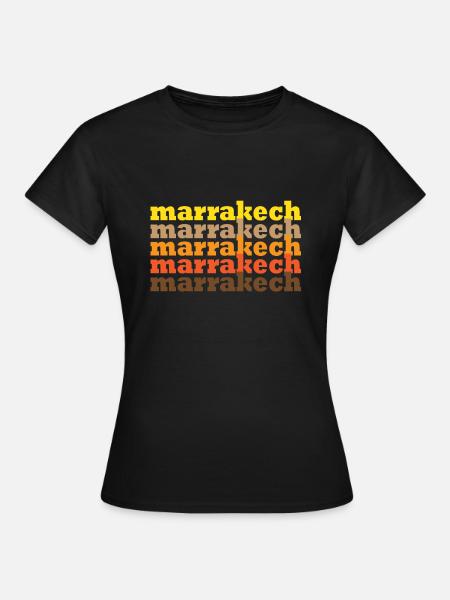 Marrakesch - Frauen T-Shirt - Schwarz