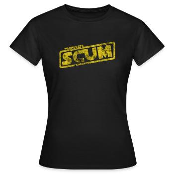 Rebel Scum - Les rebelles de l'écume de citation de film fantastique - T-shirt Femme - noir - Devant - AI Model Female 172 dark (172cm)