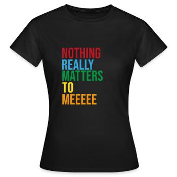 bohemian rhapsody - Women's T-Shirt - black - Front - AI Model Female 172 dark (172cm)