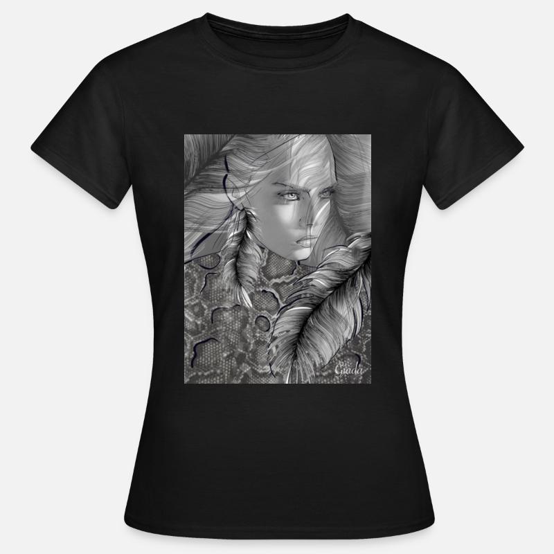 Feather - Women's T-Shirt - black