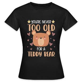 Teddy Child Protector - Women's T-Shirt - black - Front - AI Model Female 172 dark (172cm)