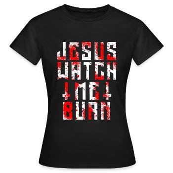Funny saying for pagans - Women's T-Shirt - black - Front - AI Model Female 172 dark (172cm)