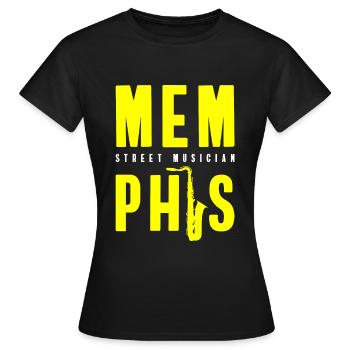 Musiciens, Artistes, Mode de vie, Artistes - T-shirt Femme - noir - Devant - AI Model Female 172 dark (172cm)