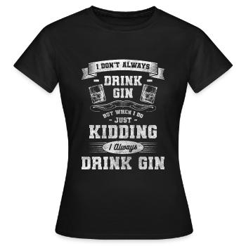 Alcohol Drunkard Aroma Crash - Women's T-Shirt - black - Front - AI Model Female 172 dark (172cm)