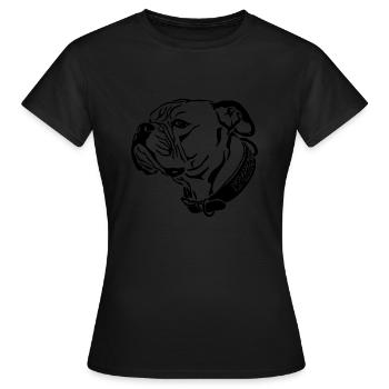 Das Motiv die Geschichte - Frauen T-Shirt - Schwarz - Vorne - AI Model Female 172 dark (172cm)