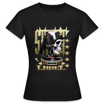 Rappeurs de rue - T-shirt Femme - noir - Devant - AI Model Female 172 dark (172cm)