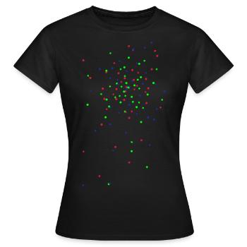 chad Räppli flakes - Women's T-Shirt - black - Front - AI Model Female 172 dark (172cm)
