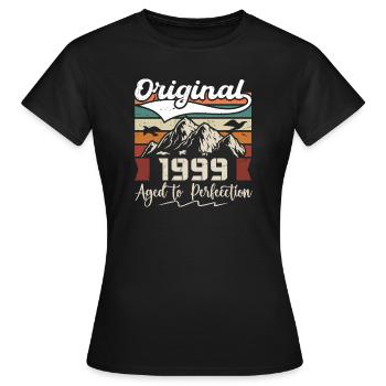 1999 - Cadeau né en 1999 - T-shirt Femme - noir - Devant - AI Model Female 172 dark (172cm)