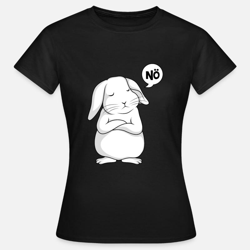 Rabbit Lovers Nö Rabbit Rabbit - Women's T-Shirt - black